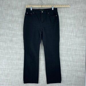 Lauren Ralph Lauren Jeans straight Womens Size 6 black a0330